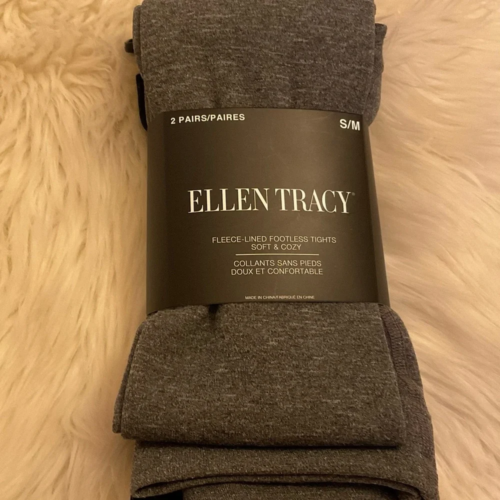 Ellen Tracy Footless Tights NWT S/M- x2 Pairs - Picture 2 of 7
